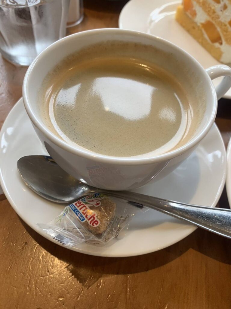 いたがきカフェのホットコーヒー